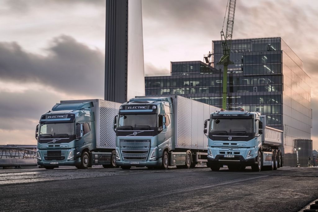 Elektrické nákladní vozy Volvo v prodeji