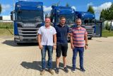 Scania Euroskills Radek Kindl, Tomas Eichler a Jan Buric