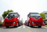 Velká dodávka nákladních automobilů