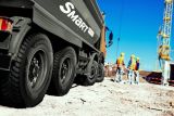 Nákladní pneumatiky Hankook pro staveniště nyní v originální výbavě všech nákladních vozů značky Scania