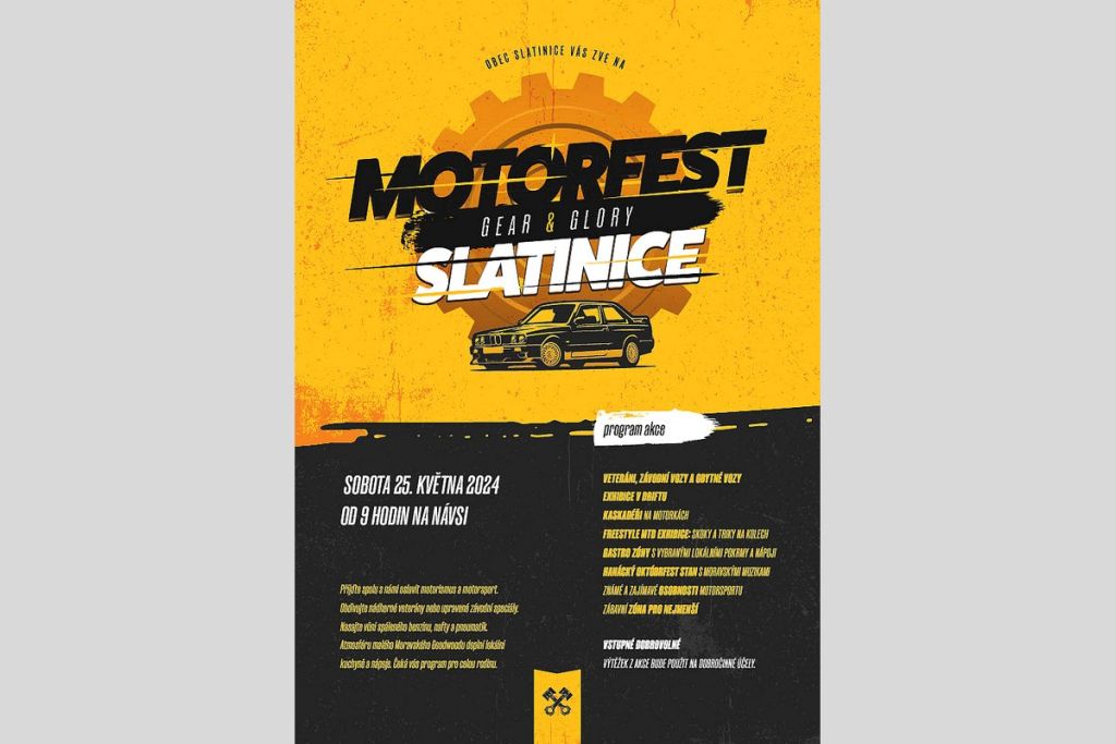 MotorFest ve Slatinicích nadchne a pobaví