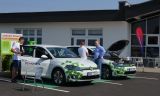 MONETA Money Bank prověřila své elektromobily na autodromu Most