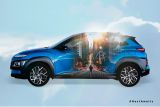 Hyundai KONA Hybrid jako poutavé umělecké dílo