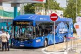Autobus na vodík Škoda H’City v ulicích Prahy