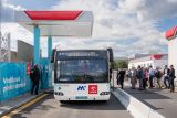 Začíná zimní test vodíkového autobusu