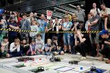 Maker Faire Prague Robosoutez Credit FEL CVUT Petr Neugebauer