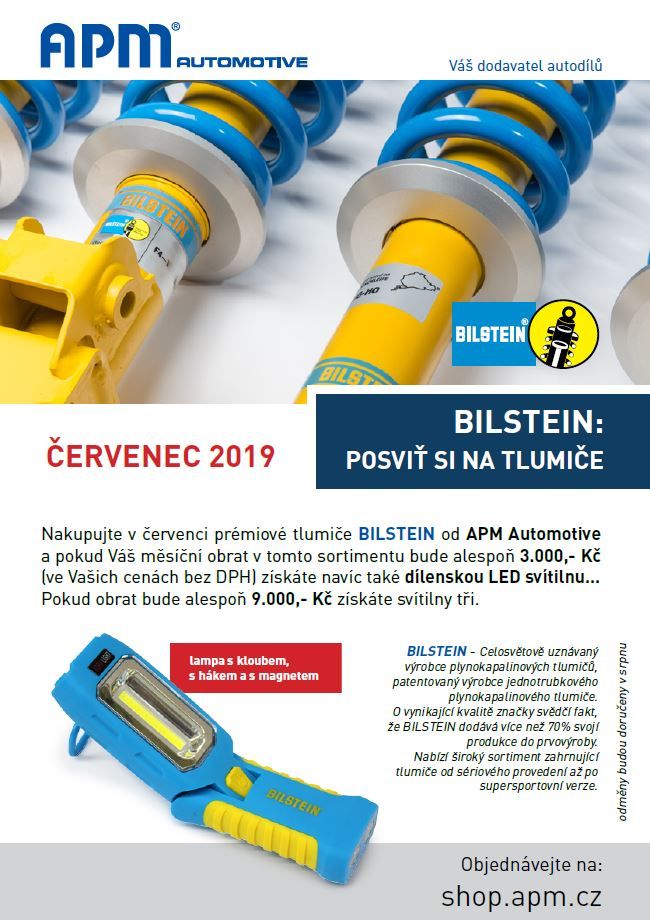 Tlumiče BILSTEIN s odměnou